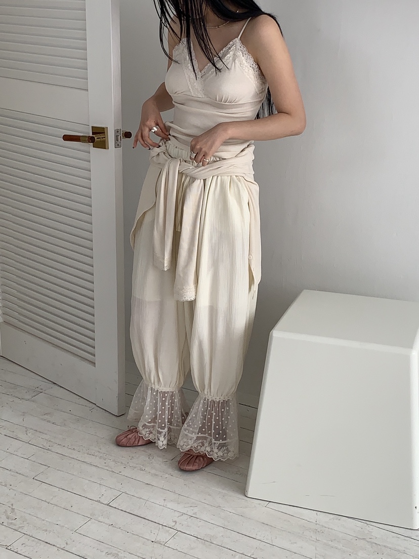 SUNDER MARKET韓國直郵實拍女士新品26春夏職業休閑褲褶皺SUNDER MARKET休閑褲