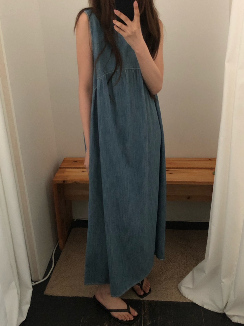 ONDO-P韓國直郵實拍女裝新品職業熱賣26春夏休閑連衣裙長款ONDO-P連衣裙