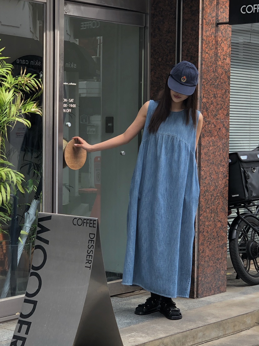 ONDO-P韓國直郵實拍女裝新品職業熱賣26春夏休閑連衣裙長款ONDO-P連衣裙