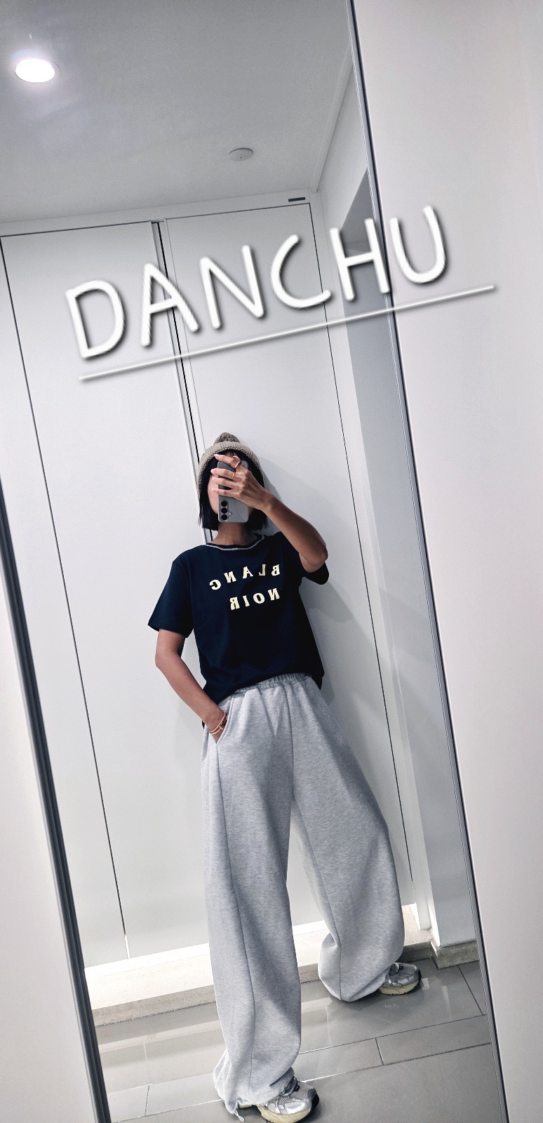 DANCHU韓國東大門直郵女士新款時尚26春夏熱賣休閑T恤撞色DANCHUT恤