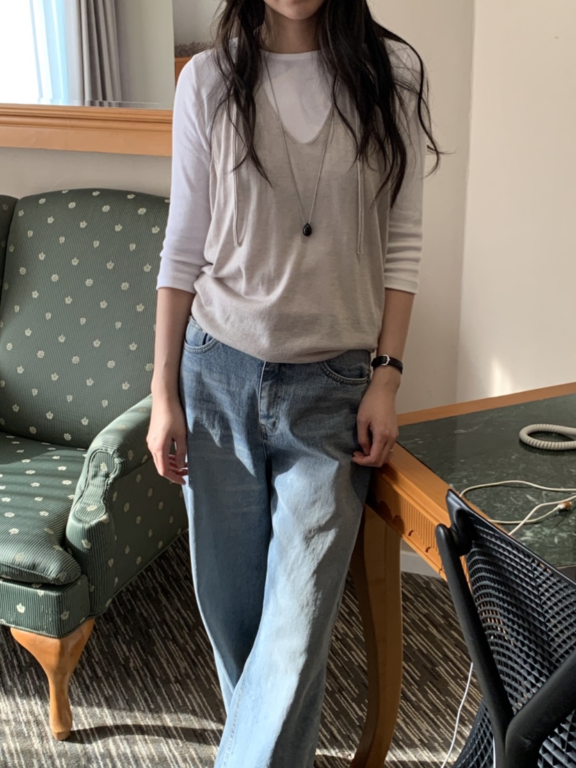 NOUVEAU韓國直郵女士新款熱賣時尚休閑人氣推薦職業針織衫NOUVEAU針織衫圖色2