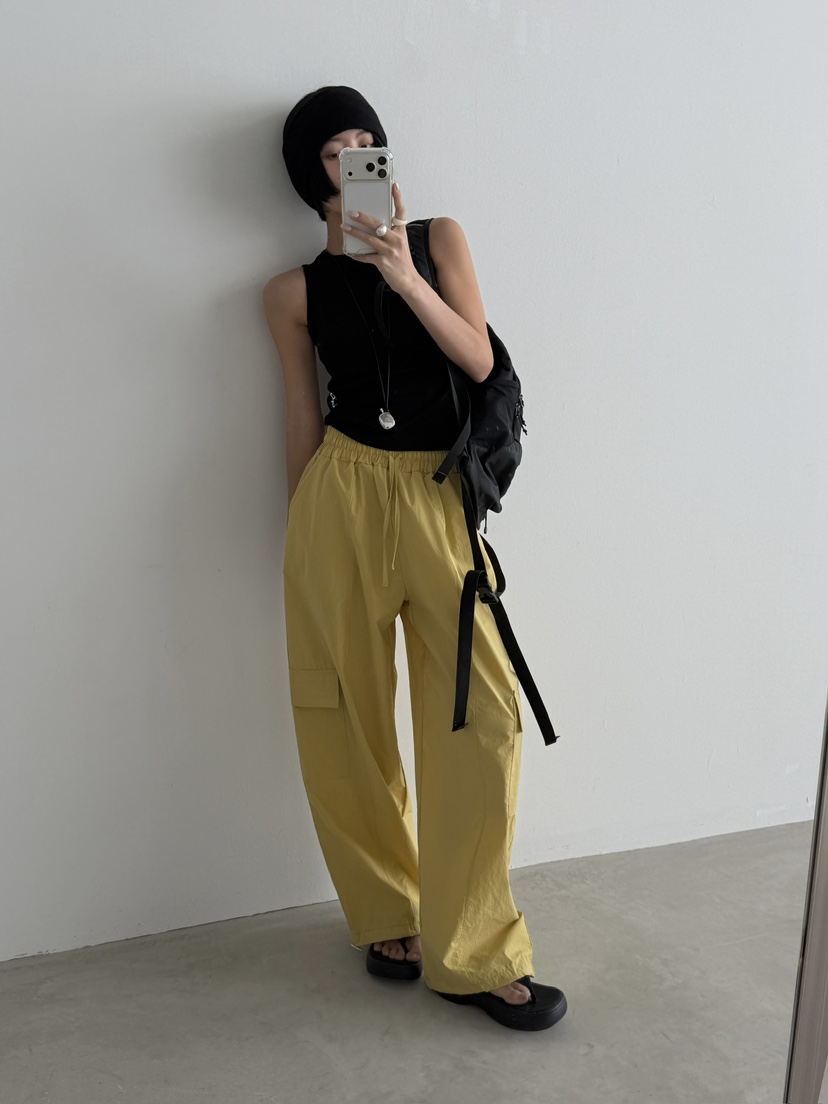 ANGLOG BEIGE韓國直郵實拍女士新款休閑推薦人氣26春夏休閑褲ANGLOG BEIGE休閑褲