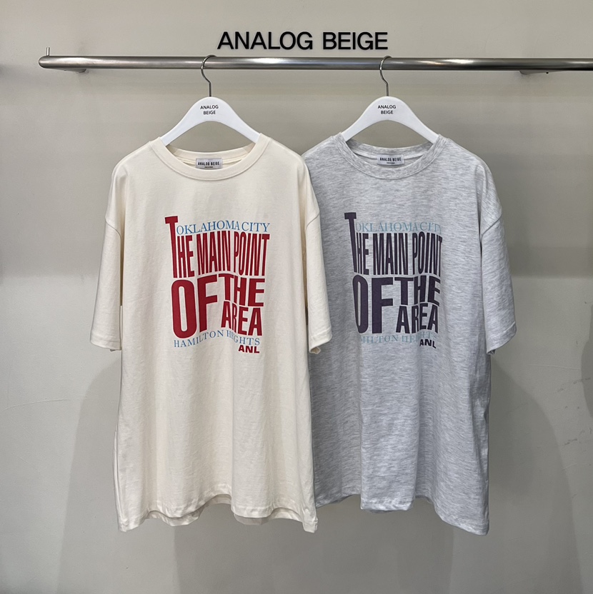 ANGLOG BEIGE韓國直郵實拍女裝新款時尚推薦休閑人氣T恤ANGLOG BEIGET恤