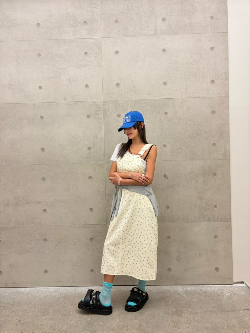 CUCUMBER韓國東大門代購女裝新品推薦26春夏職業連衣裙花朵CUCUMBER連衣裙