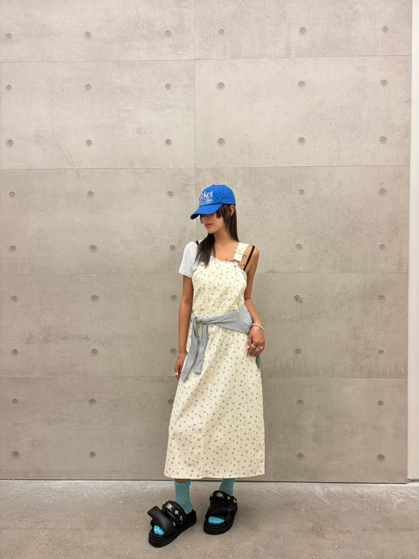 CUCUMBER韓國東大門代購女裝新品推薦26春夏職業連衣裙花朵CUCUMBER連衣裙