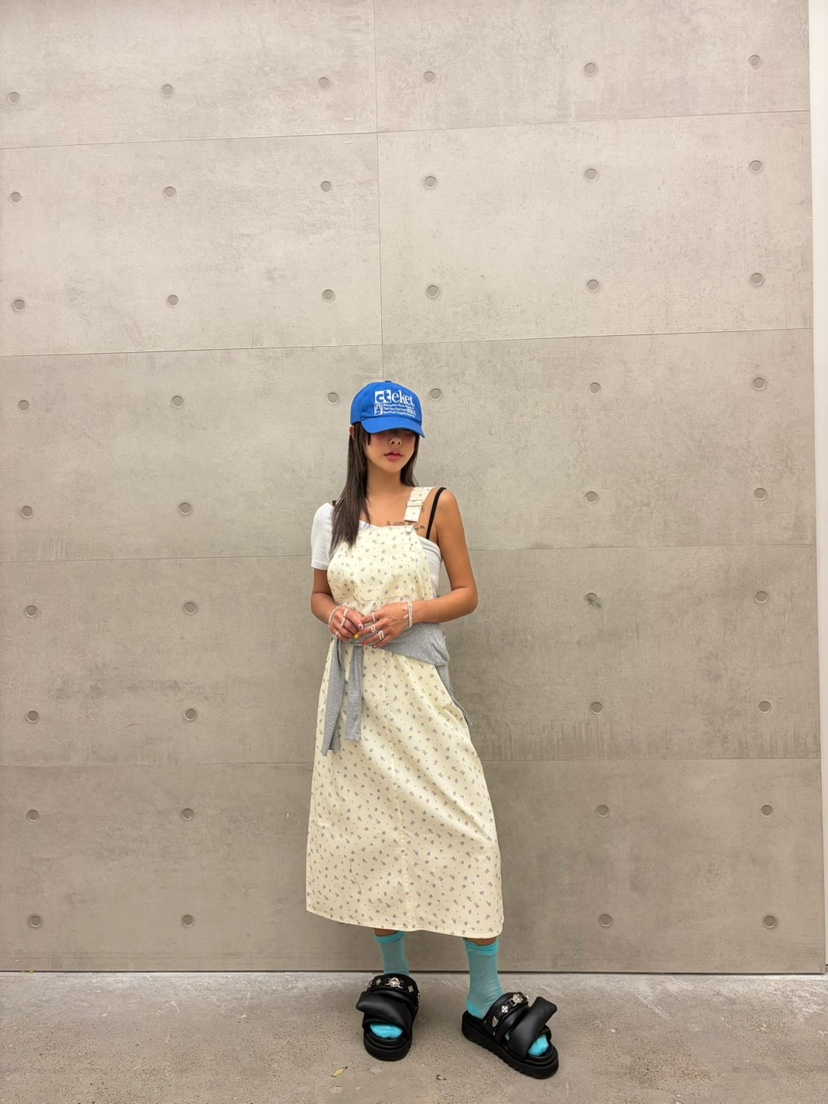 CUCUMBER韓國東大門代購女裝新品推薦26春夏職業連衣裙花朵CUCUMBER連衣裙