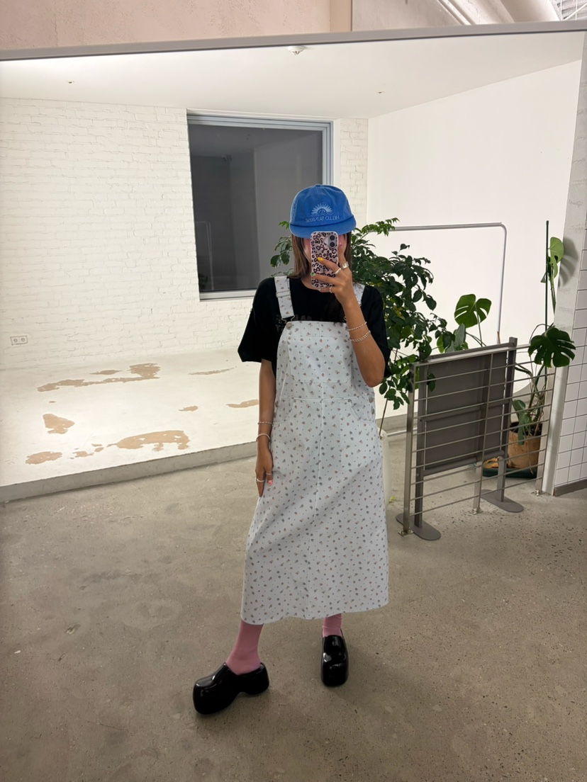 CUCUMBER韓國東大門代購女裝新品推薦26春夏職業連衣裙花朵CUCUMBER連衣裙