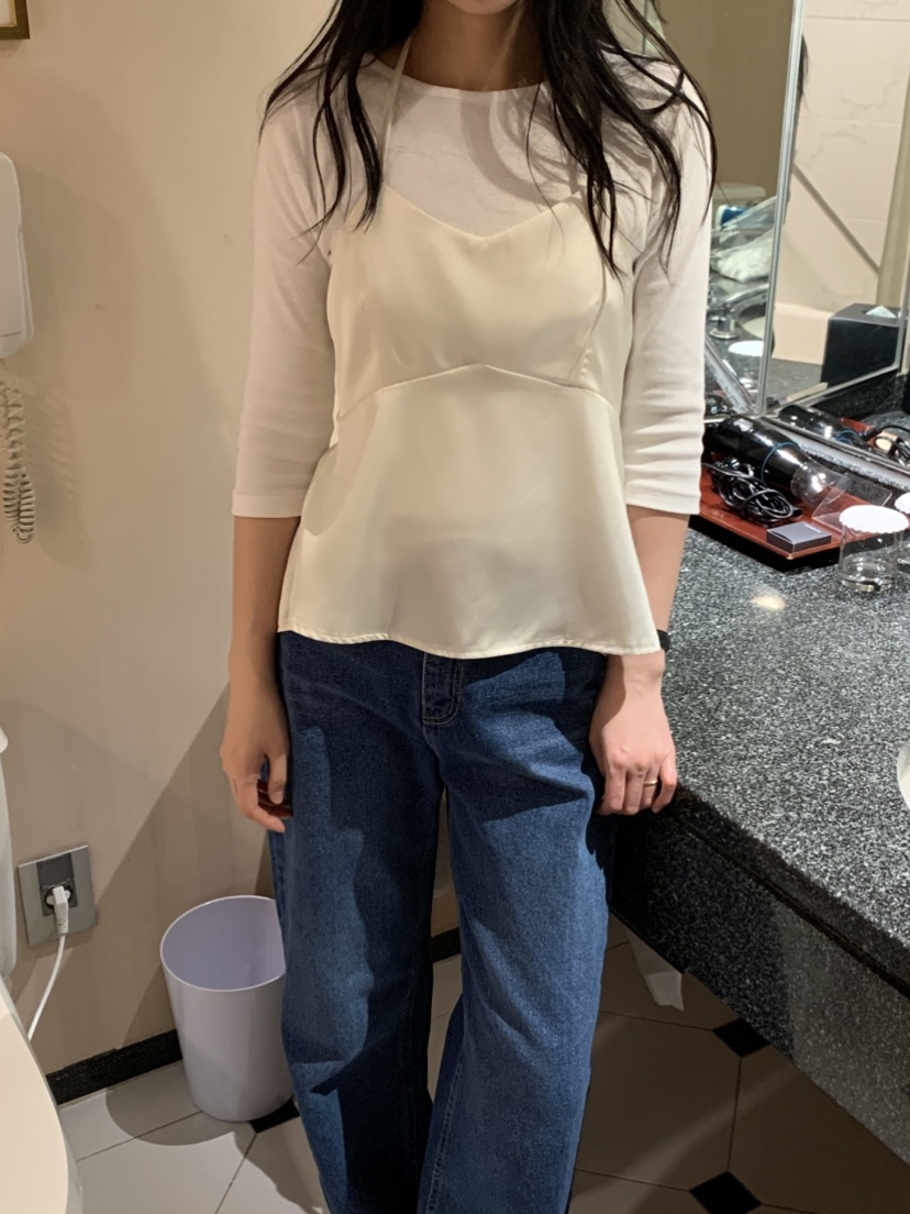 NOUVEAU韓國東大門直郵女裝新款推薦時尚職業熱賣吊帶背心NOUVEAU吊帶/背心