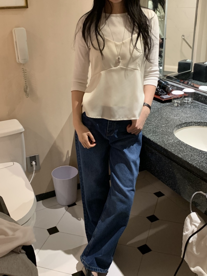 NOUVEAU韓國東大門直郵女裝新款推薦時尚職業熱賣吊帶背心NOUVEAU吊帶/背心