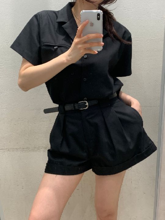 mars韓國代購女裝新品推薦時尚休閑熱賣人氣26春夏襯衫蕾絲衫mars襯衫/蕾絲衫圖色2