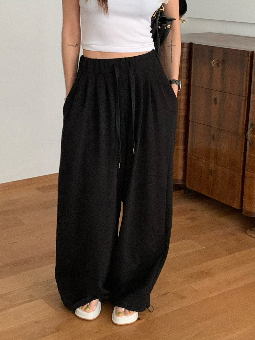 REVE CITE-L韓國直郵實拍女裝新品休閑休閑褲闊腿褲褶裥REVE CITE-L休閑褲圖色3