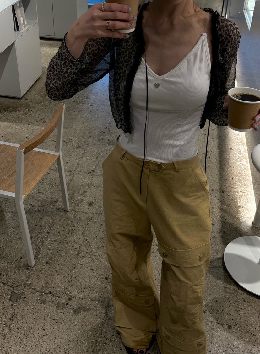 ZEROZERO韓國直郵實拍女裝新品時尚人氣熱賣休閑褲工裝褲ZEROZERO休閑褲