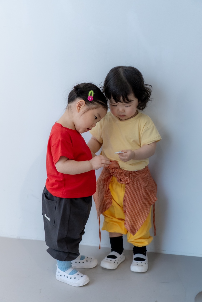 THE LINE-Q韓國東大門直郵女士新款26春夏推薦時尚T恤童裝THE LINE-QT恤