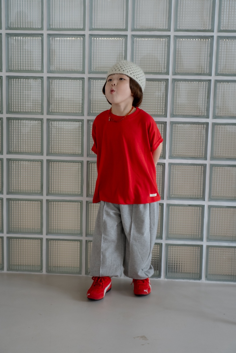 THE LINE-Q韓國東大門直郵女士新款26春夏推薦時尚T恤童裝THE LINE-QT恤圖色3