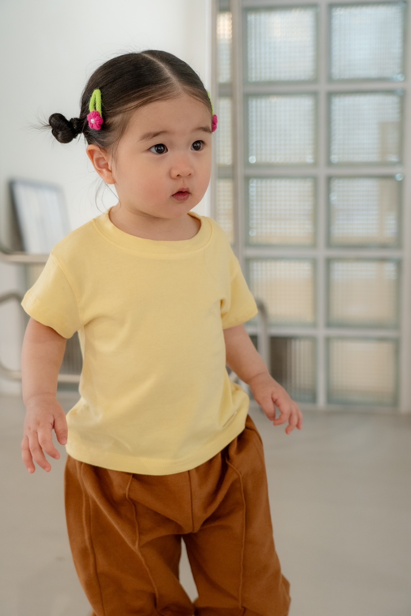 THE LINE-Q韓國東大門直郵女士新款26春夏推薦時尚T恤童裝THE LINE-QT恤圖色5