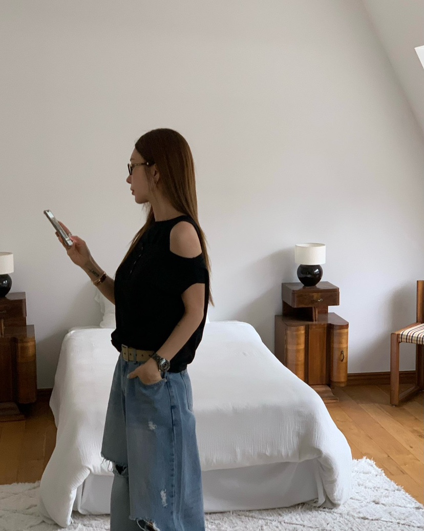 REVE CITE-L韓國東大門直郵女士新品休閑26春夏T恤折扣REVE CITE-LT恤