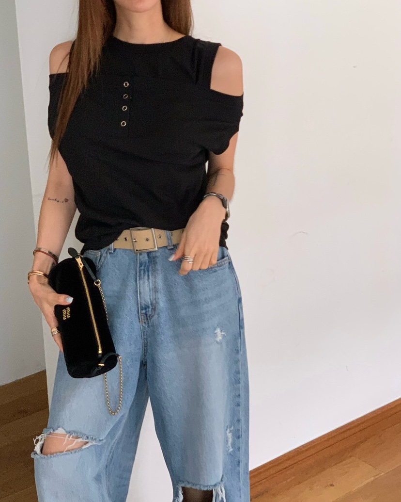 REVE CITE-L韓國東大門直郵女士新品休閑26春夏T恤折扣REVE CITE-LT恤