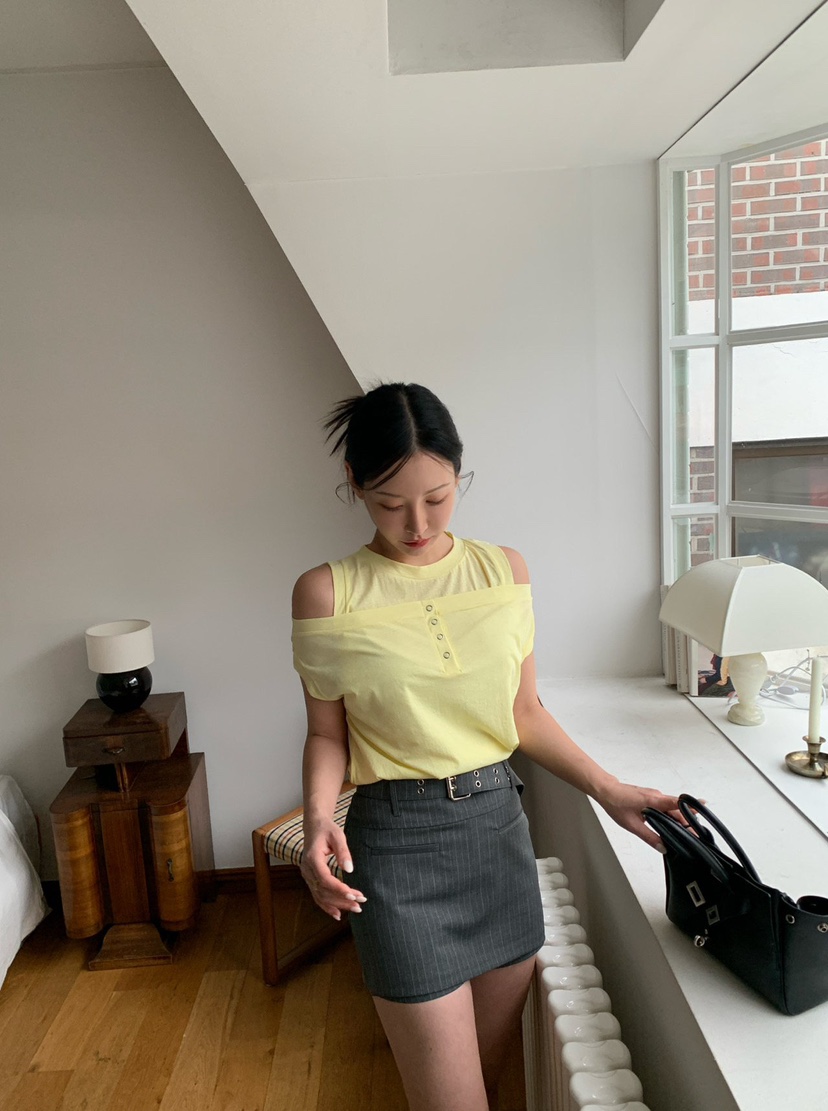 REVE CITE-L韓國東大門直郵女士新品休閑26春夏T恤折扣REVE CITE-LT恤圖色3