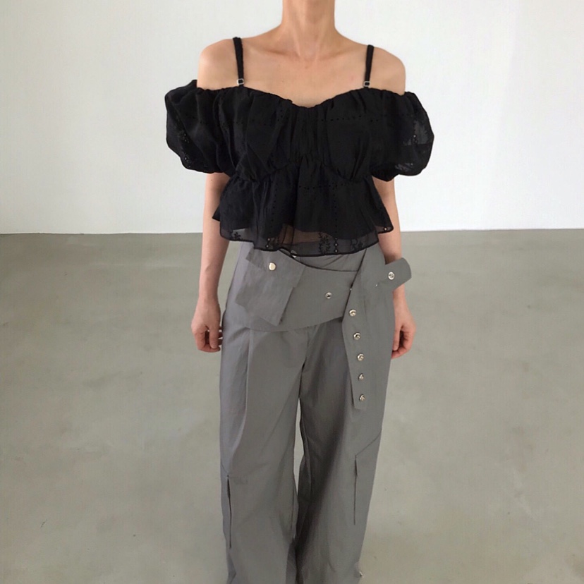 2TWO MOON韓國直郵實拍女裝新款26春夏時尚熱賣襯衫蕾絲衫2TWO MOON襯衫/蕾絲衫