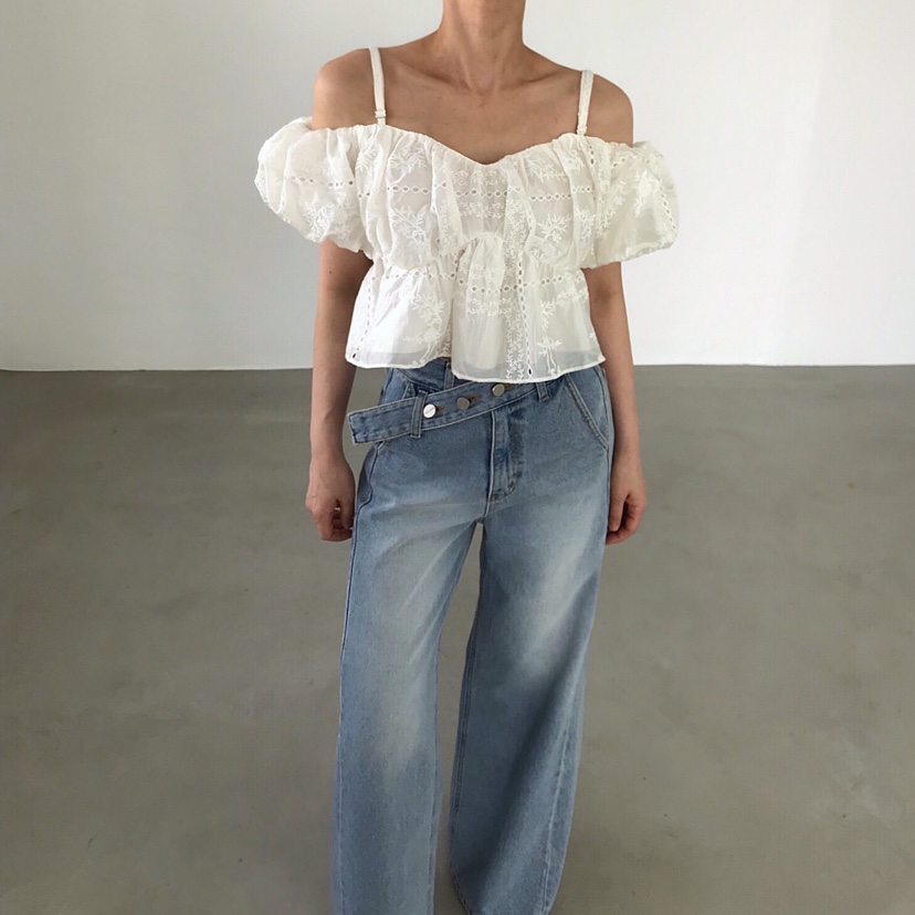 2TWO MOON韓國直郵實拍女裝新款26春夏時尚熱賣襯衫蕾絲衫2TWO MOON襯衫/蕾絲衫