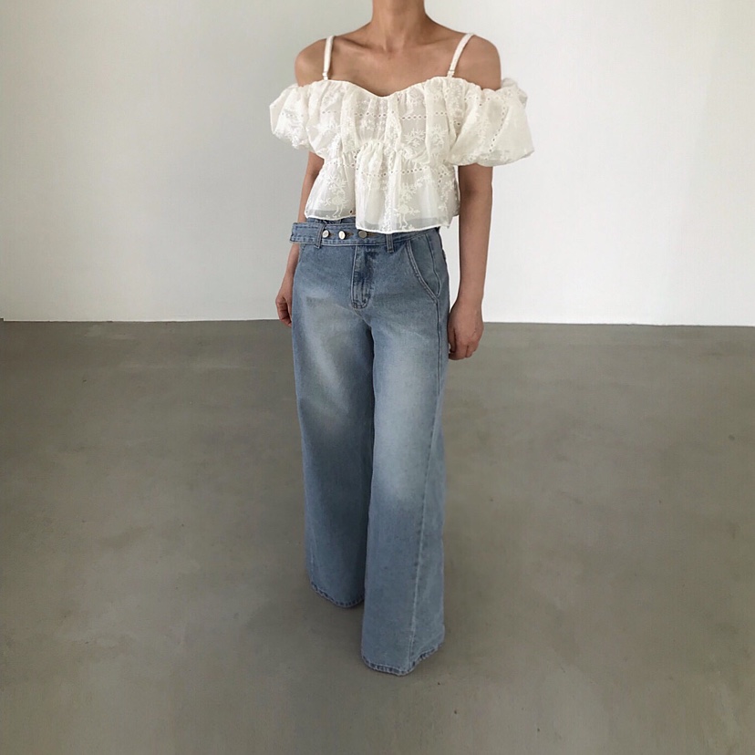 2TWO MOON韓國直郵實拍女裝新款26春夏時尚熱賣襯衫蕾絲衫2TWO MOON襯衫/蕾絲衫