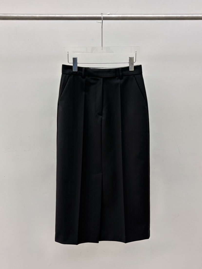 OURS韓國直郵女裝新品熱賣職業時尚休閑半身裙中短裙條紋OURS半身裙/中短裙圖色2