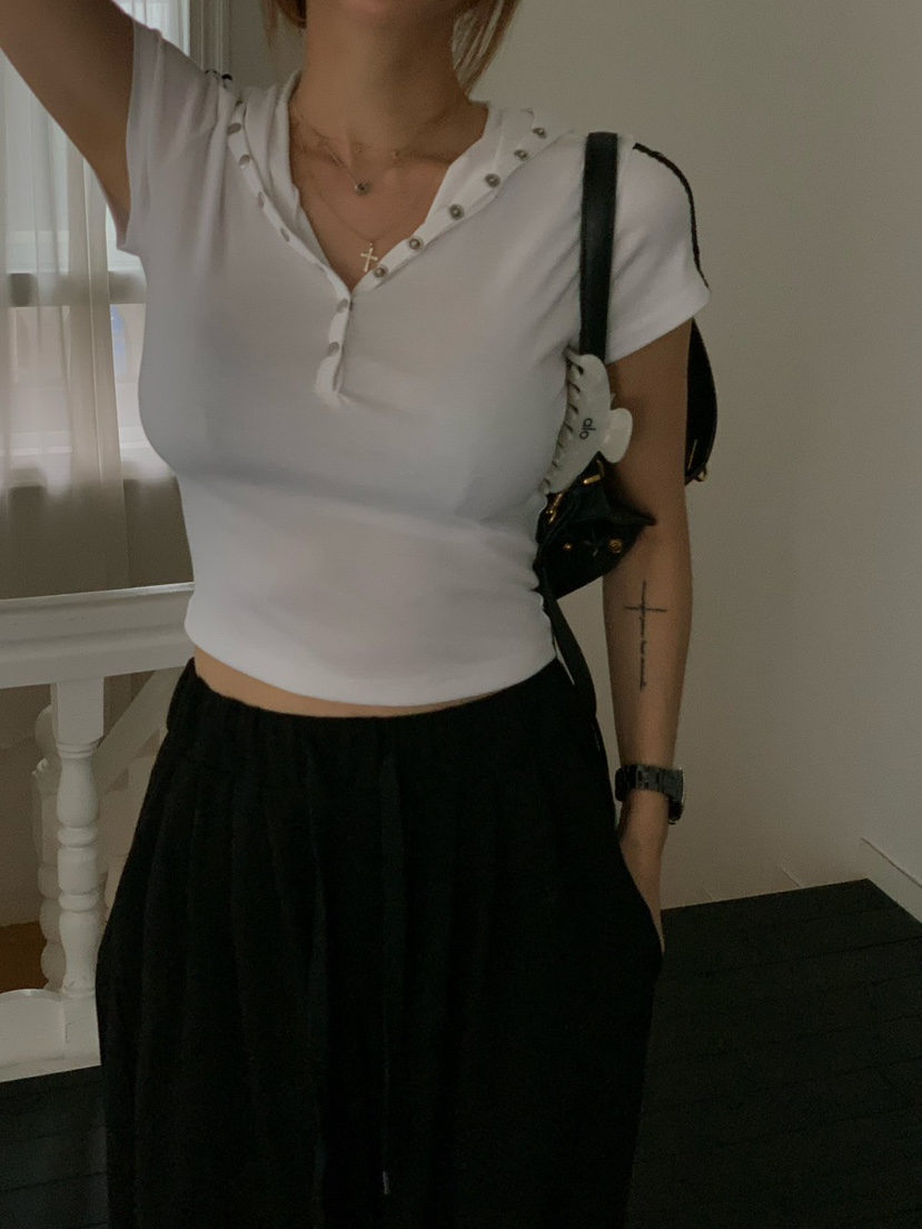 REVE CITE-L韓國東大門直郵女士新品熱賣休閑T恤連帽衫REVE CITE-LT恤