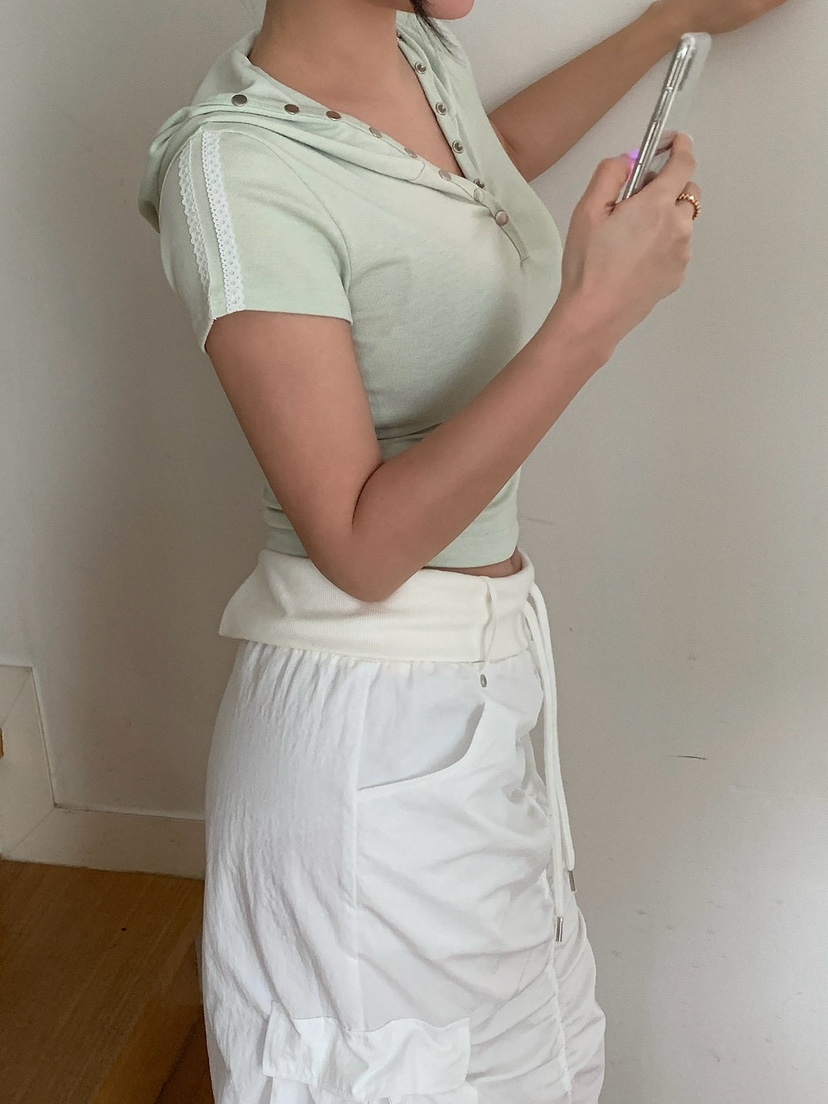 REVE CITE-L韓國東大門直郵女士新品熱賣休閑T恤連帽衫REVE CITE-LT恤