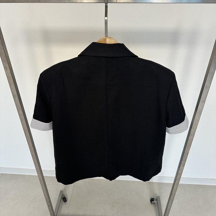 SOUIT韓國直郵女士新款職業26春夏時尚休閑熱賣夾克撞色亞麻SOUIT by mabel-L夾克