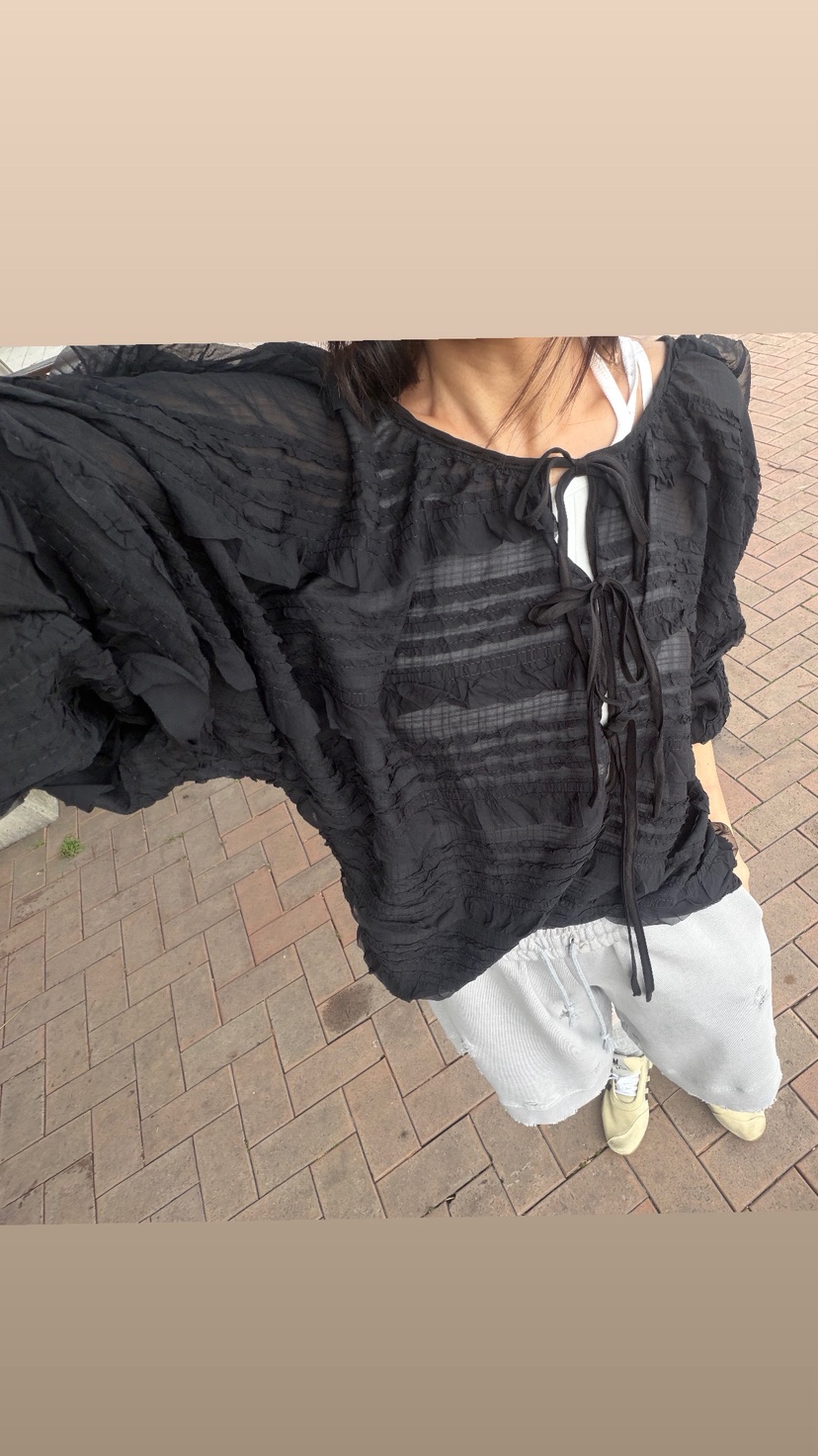 FRANC—L韓國直郵實拍女裝新款時尚熱賣職業休閑襯衫蕾絲衫FRANC襯衫/蕾絲衫