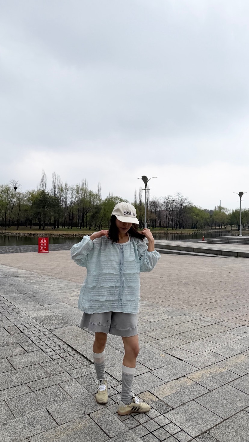 FRANC—L韓國直郵實拍女裝新款時尚熱賣職業休閑襯衫蕾絲衫FRANC襯衫/蕾絲衫圖色2