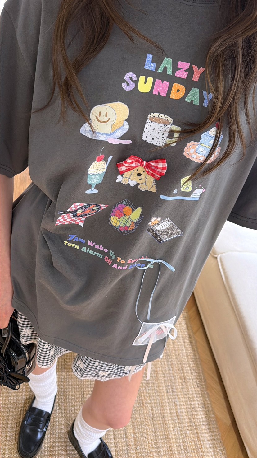 BOUTIQUE-L韓國東大門代購女士新品休閑時尚26春夏職業T恤BOUTIQUE-LT恤