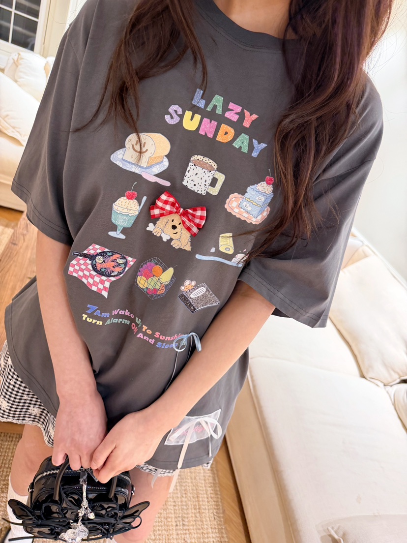 BOUTIQUE-L韓國東大門代購女士新品休閑時尚26春夏職業T恤BOUTIQUE-LT恤