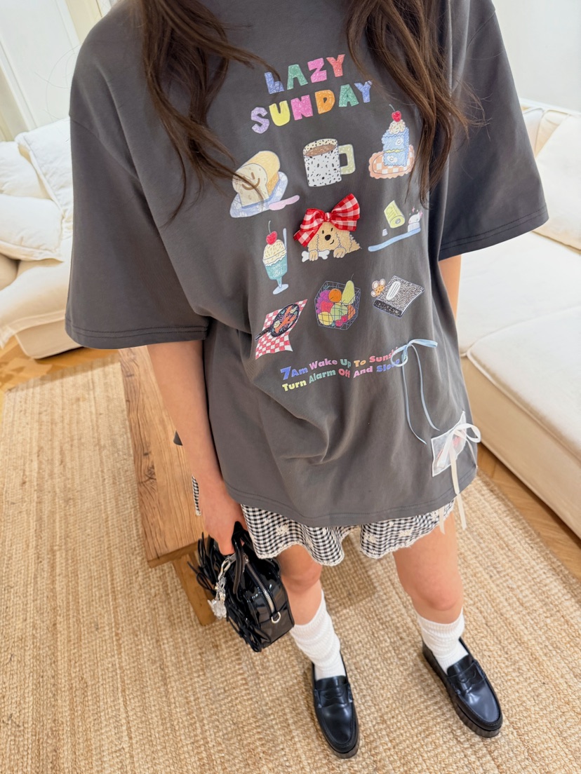 BOUTIQUE-L韓國東大門代購女士新品休閑時尚26春夏職業T恤BOUTIQUE-LT恤