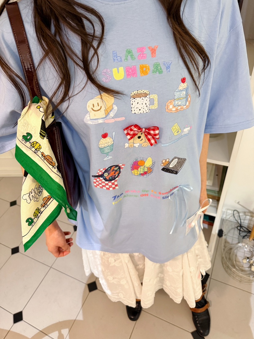 BOUTIQUE-L韓國東大門代購女士新品休閑時尚26春夏職業T恤BOUTIQUE-LT恤