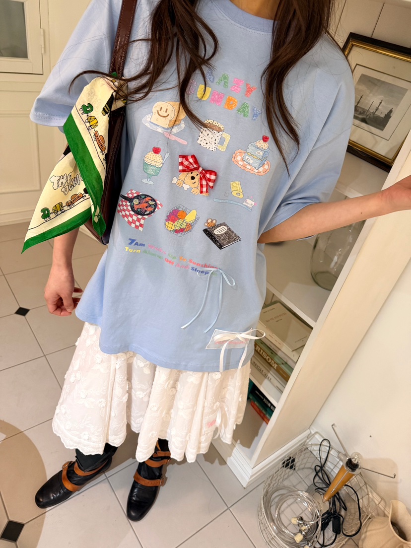 BOUTIQUE-L韓國東大門代購女士新品休閑時尚26春夏職業T恤BOUTIQUE-LT恤