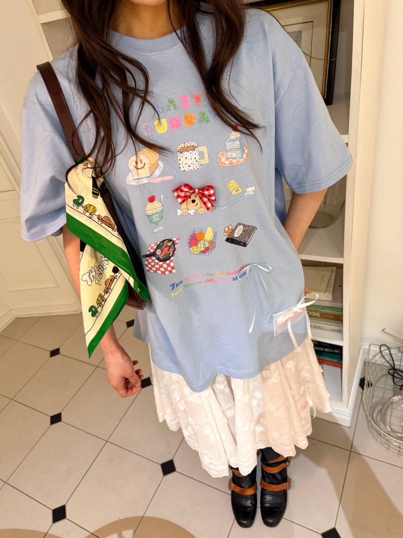 BOUTIQUE-L韓國東大門代購女士新品休閑時尚26春夏職業T恤BOUTIQUE-LT恤