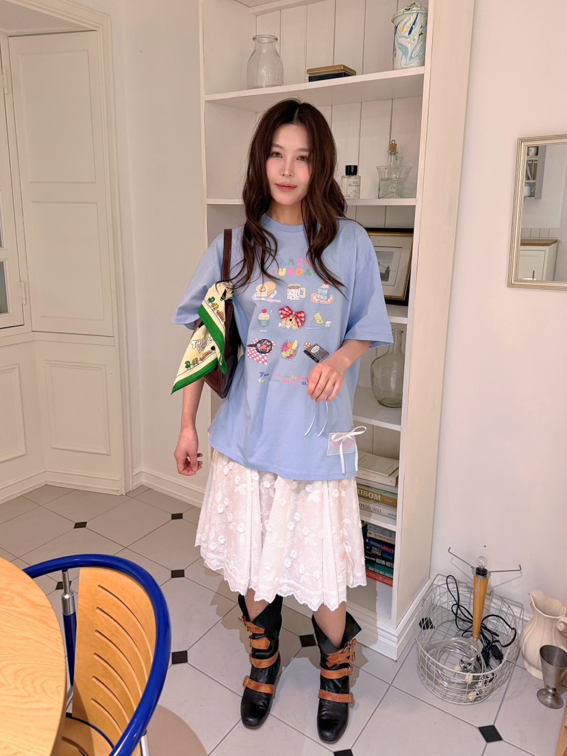 BOUTIQUE-L韓國東大門代購女士新品休閑時尚26春夏職業T恤BOUTIQUE-LT恤