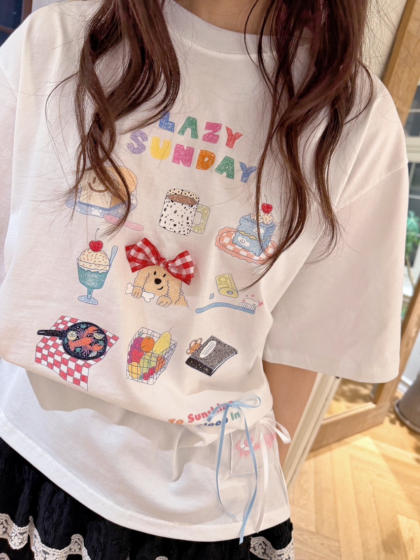 BOUTIQUE-L韓國東大門代購女士新品休閑時尚26春夏職業T恤BOUTIQUE-LT恤