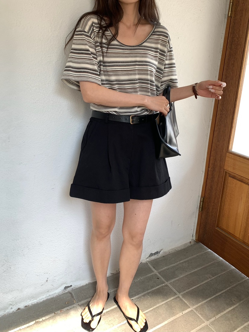 BLEECKER韓國直郵實拍女士新品時尚職業推薦熱賣26春夏T恤BLEECKERT恤