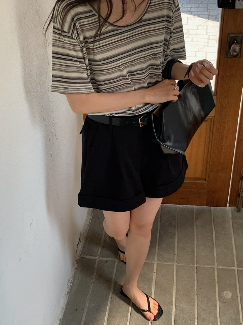 BLEECKER韓國直郵實拍女士新品時尚職業推薦熱賣26春夏T恤BLEECKERT恤