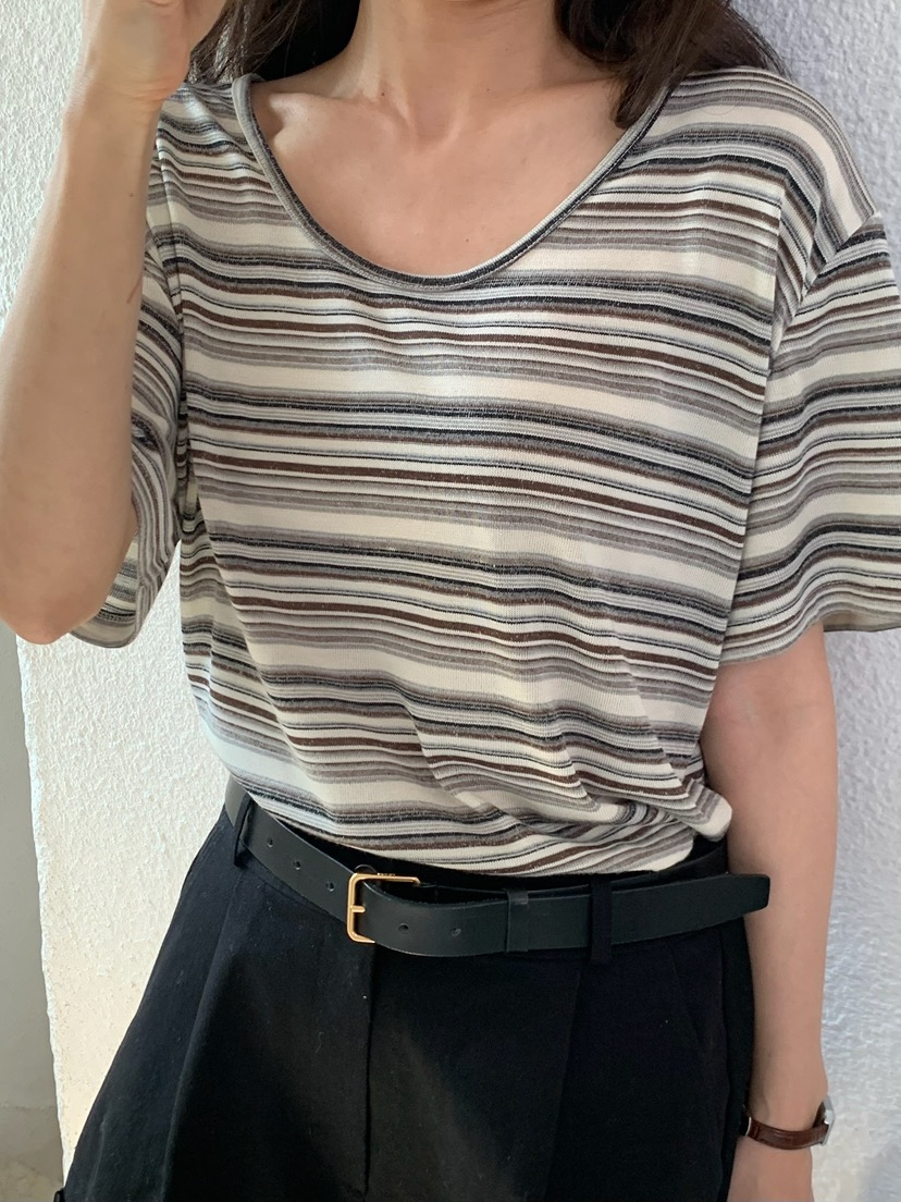 BLEECKER韓國直郵實拍女士新品時尚職業推薦熱賣26春夏T恤BLEECKERT恤