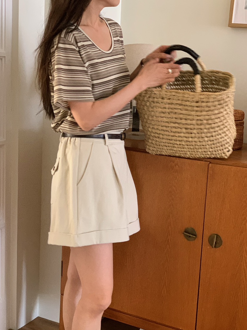 BLEECKER韓國直郵實拍女士新品時尚職業推薦熱賣26春夏T恤BLEECKERT恤