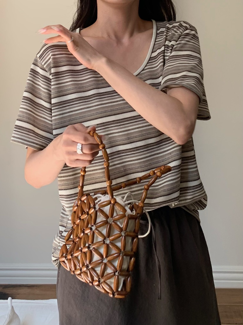 BLEECKER韓國直郵實拍女士新品時尚職業推薦熱賣26春夏T恤BLEECKERT恤