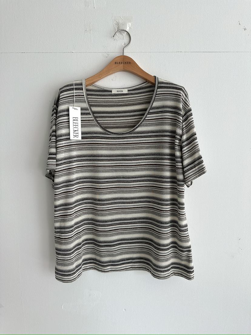 BLEECKER韓國直郵實拍女士新品時尚職業推薦熱賣26春夏T恤BLEECKERT恤圖色1