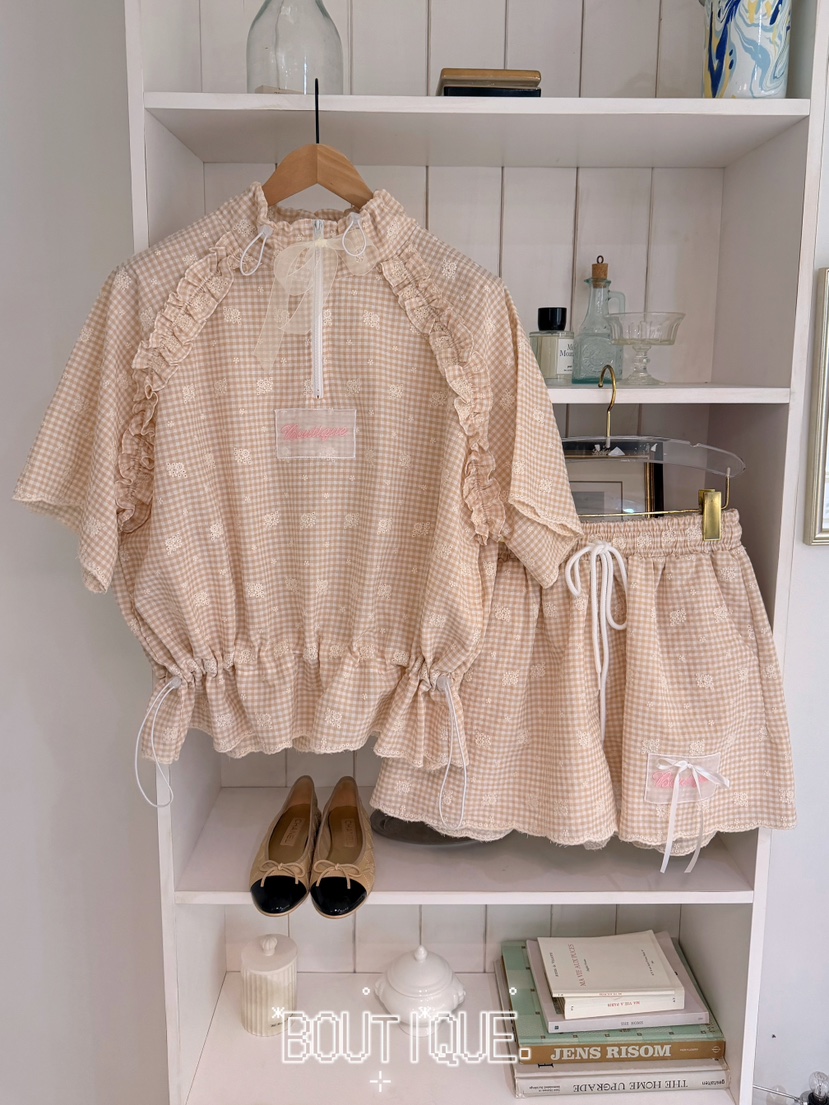 BOUTIQUE-L韓國東大門代購女裝新款時尚推薦職業襯衫蕾絲衫BOUTIQUE-L襯衫/蕾絲衫