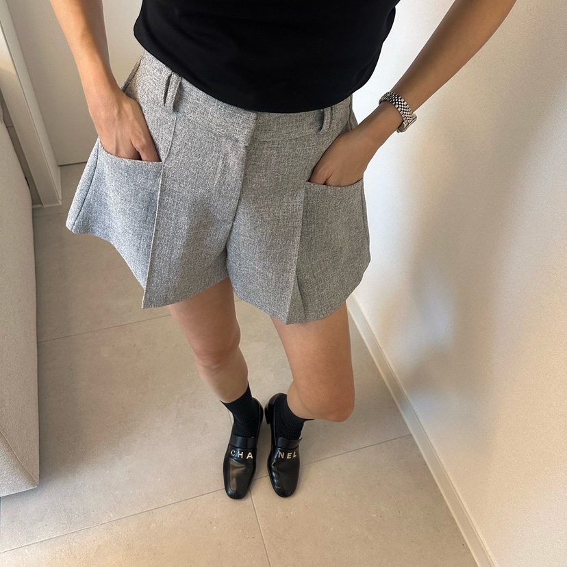 SOUIT韓國東大門直郵女裝新品職業休閑26春夏人氣裙褲粗花呢SOUIT by mabel-L裙褲