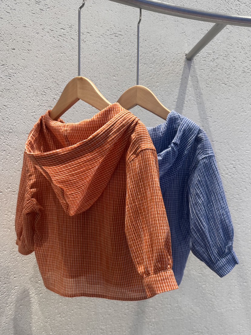 THE LINE-Q韓國直郵女裝新品熱賣襯衫蕾絲衫連帽衫格子童裝THE LINE-Q襯衫/蕾絲衫