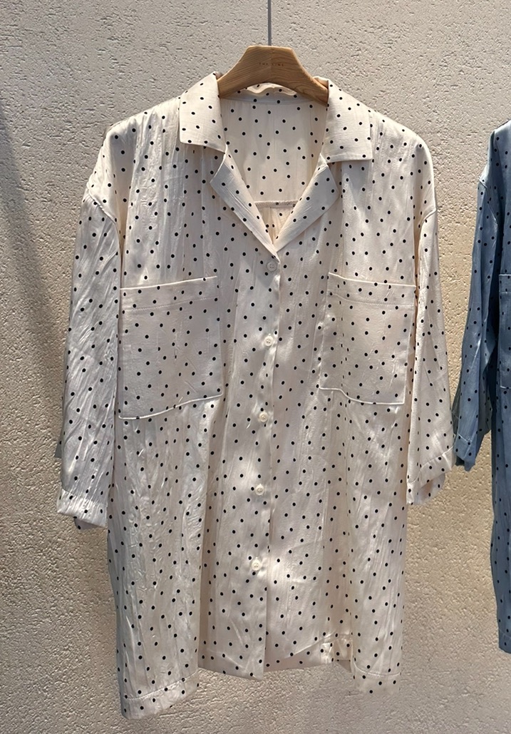 THE LINE-Q韓國代購女士新品職業人氣熱賣推薦襯衫蕾絲衫THE LINE-Q襯衫/蕾絲衫圖色1