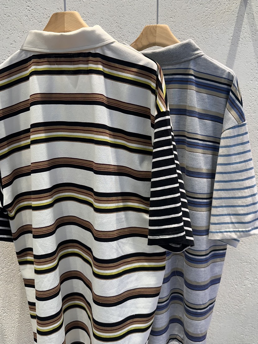 THE LINE-Q韓國代購女裝新品推薦26春夏休閑職業T恤條紋THE LINE-QT恤